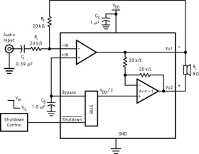 1 Watt Audio Power Amplifier