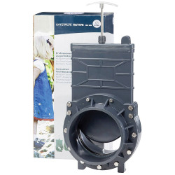 FIAP 2428 Gate Valve Active 160mm Water Stop Connects to Plastic Tubes