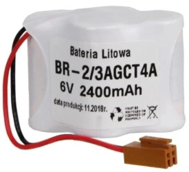 Bateria litowa BR-2/3AGCT4A 6V 2.4Ah (do sterowników PLC FANUC)