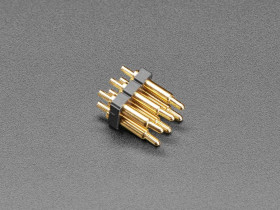 Adafruit Through Hole Dual Inline Pogo Pin Header - 2x3 with 0.1" Spacing