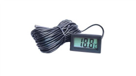 Termometr Panelowy Z Sondą Pomiarową - 10 M Przewód