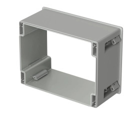 Bopla BC 2000 NG (19002000) - podstawa wysoka, bez wentylacji do montażu panelowego obudowy CombiCard 1000-3000 (184,2 x 138 x 8