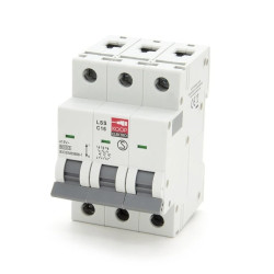 Wyłącznik nadprądowy 3P C 16A 6kA AC LSS C16 3P