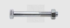 SWG 4009155625416 Śruba z łbem sześciokątnym 16 mm 240 mm Nasadowa DIN 601 stal cynkowany 10 szt.