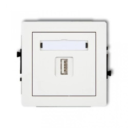 DECO Ładowarka USB pojedyncze 5V 2A biały DCUSB-3 GN-DE-78-01-00-00-00