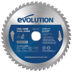 Evolution M210TCT-50MS Mild Steel Cutting Mitre Saw Blade 210 x 25.4mm x 50T