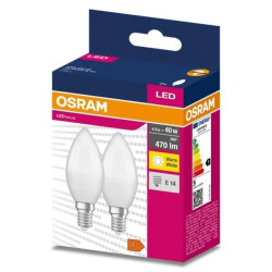 2PAK Żarówka LED E14 B35 4,9W = 40W 470lm 2700K Ciepła 220 OSRAM VALUE