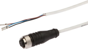 Kabel połączeniowy, 2m, M12 żeński (gniazdo) 3pin prosty, Końcówka wolna, 3x0,34mm², VK20H025