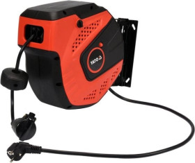 Przedłużacz na zwijaku automatycznym 10m H05VV-F 3x1,5mm2 YT-81220