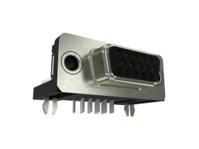 Złącze D-Sub 15-pinowe Żeński Proste
