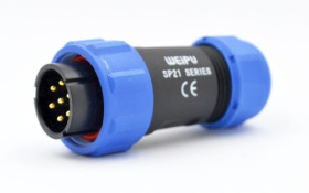 SP2110/P7 wtyk na przewód 7 pin 500V / 15A