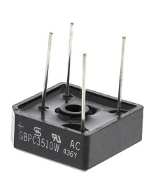 Mostek prostowniczy Jednofazowy 35A 1000V Połączenie silikonowe GBPC-W