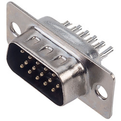 TruConnect 150206 15 Way High Density Solder Lug D Connector Plug