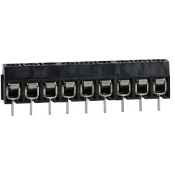 TruConnect 213990 9 Way 10A Black Interlocking Terminal Block 5mm
