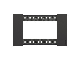 LIVING NOW Ramka 4 moduły - czarna KA4804KG LEGRAND