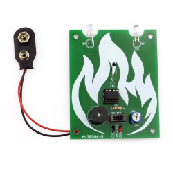 Termo Strażak - prosty alarm temperaturowy. Zestaw DIY do nauki lutowania AVT EDU649
