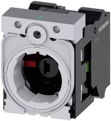 Siemens 3SU1551-1AB60-3MA0 3SU15511AB603MA0 Uchwyt 3 x, zawiera element LED (S x W) 30 mm x 40 mm 1 szt.