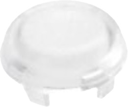 Cap, round, Ø 9.6 mm, (H) 3.1 mm, transparent, for short-stroke pushbutton Multimec 5G, 1JS11