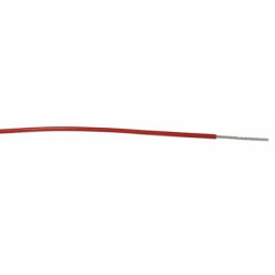 Przewód montażowy 0,13mm² Czerwony RS PRO MPPE 26 AWG 600 V dł. 100m 7/0,16 mm +105°C UL 1581, UL 758