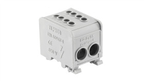 Blok Rozdzielczy 1-Torowy (2X35mm 2X35mm) Lz1*35/35 Mocowanie Na Ts 35, Szary...