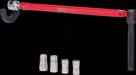 123.0040 Basin cock spanner set, 6 pieces