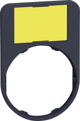 Schneider Electric ZBYF6102 ZBYF6102 Uchwyt tabliczki (D x S) 60 mm x 40 mm nieoznakowany ciemnoszary 10 szt.