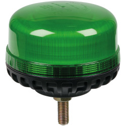 Sealey WB951LEDG Warning Beacon SMD LED 12/24V 12mm Bolt Fixing - Green