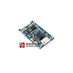Ładowarka do akum. Li-Ion 3,7V moduł ładowania / 18650 microUSB