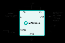 30mA Inverting Charge Pump in SOT23 for EMI-Sensitive Automotive Applications