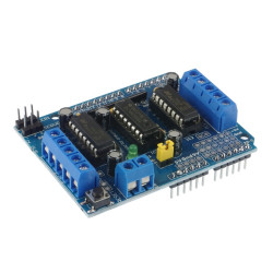 Nakładka rozszerzająca dla Arduino ze sterownikiem silników L293D (modL293D)