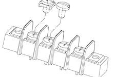Listwa zaciskowa 18-pinowe, raster 9.53mm, 15A, 300 V
