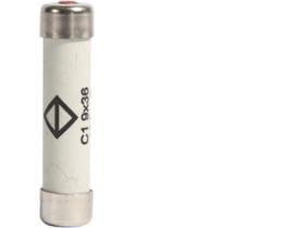 Wkładka bezpiecznikowa cylindryczna C1 9x36mm gG 10A 400VAC L936C1-10 HAGER