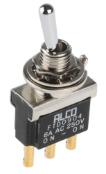 Przełącznik Wł.-wł. średnica wycięcia 6.2mm SPDT TE Connectivity Montaż panelowy długość przełącznika 11.5mm