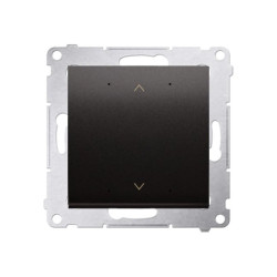 Simon 54 GO Sterownik przyciskowy do obsługi rolety żaluzji sterowany smartfonem WiFi 2x5A 230V (moduł) antracyt DEZ1W.01/48