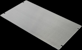 Base plate, aluminum, (L x W x H) 330 x 178 x 1 mm, natural, for series 1444, 1434-137