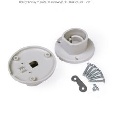 Uchwyt do mocowania profilu OVAL20 -boczny