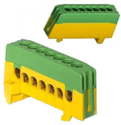 Trytyt Zacisk rozgałęźny izolowany PE-7-F żółto-zielony