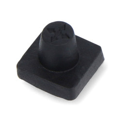 Black Rubber Joystick Nubbin Cap - gumowa nakładka na joystick - czarna - 1 sztuka - Adafruit 4697