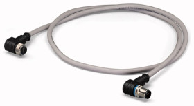 Przewód zasilający gniazdo kątowe / wtyczka kątowa M12 2m 756-3106/040-020