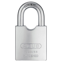 ABUS 53929 83/55mm Rock Hardened Steel Padlock Carded