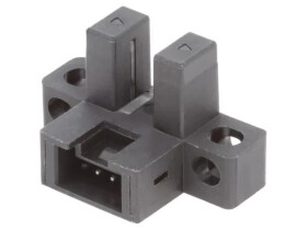 Czujnik fotoelektryczny, nadajnik-odbiornik (szczelina), z konfiguracją wyjścia: NPN, max. 50mA, 5mm, IP50, BS4-L2R