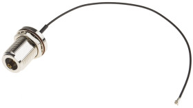 Kabel koncentryczny złącze A N Type złacze B U.FL długość 200mm typ kabla RF Z zakończeniem