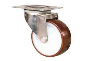 Koło samonastawne średnica kabla 150mm Płyta Guitel Hervieu 180kg wysokość całkowita 183mm