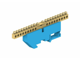 Listwa zaciskowa ochronna 18-modułowa/9x16mm2+9x10mm2+1x35mm2/N LZN1805-N R739608 AN-KOM