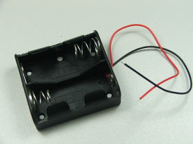 Pojemnik na baterie 2xR14 z kablem