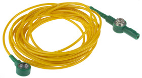 Słupek uziemiający z przewodem ESD Bolec do przewodu uziemiającego EN61340-5 Tak RS PRO 1mΩ