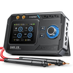 Zgrzewarka punktowa akumulatorów Li-Ion 1200A dual pulse – regulacja impulsu, FNIRSI SWM-20