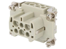 Złącze HDC żeńskie 6pin 500V T2040062201-000
