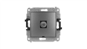 Icon Mechanizm Gniazda Antenowego Pojedynczego Tv, Bez Pola Opisowego...