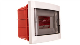 Rozdzielnica Podtynkowa 1-Rzędowa 6-Modułowa Ip40 Drzwi Transparentne...